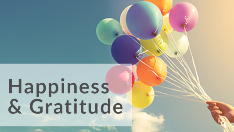 Happiness and Gratitude
